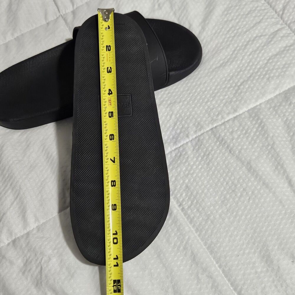 Bally Samuel O Mens Slides Black Size 43 US 10 Slip-on Pool Side Water Resistant - Picture 13 of 13